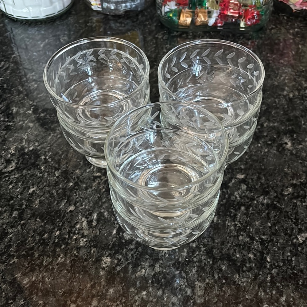 Princess House dessert cups (9)